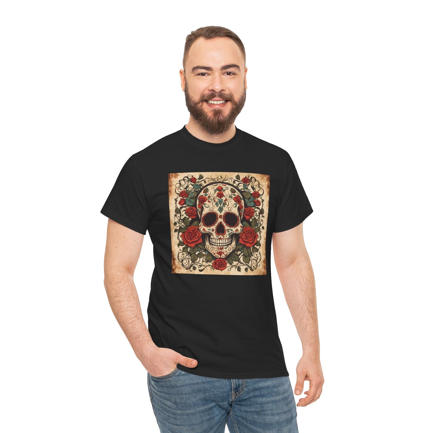 Day of the Dead Skull v1 T-shirt