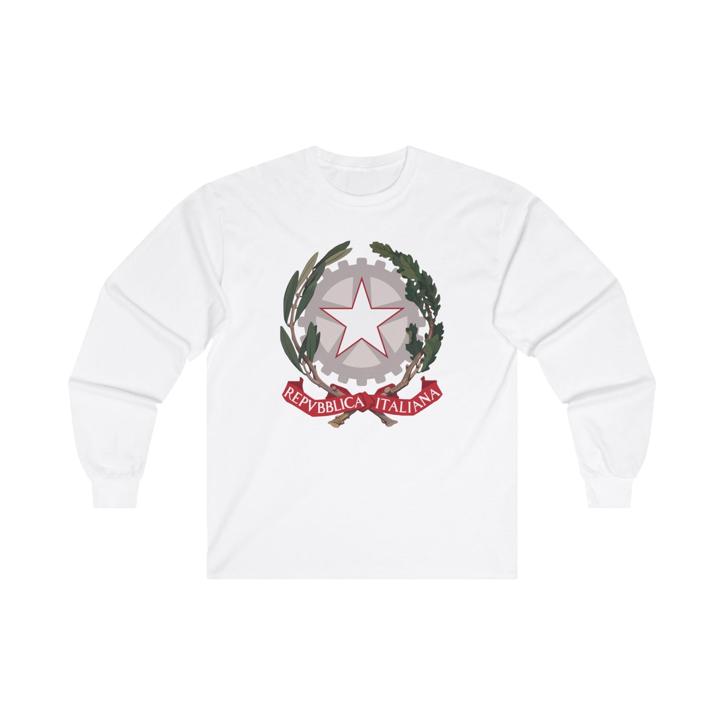 Italy - Emblem of the Italian Republic - Long Sleeve Tee