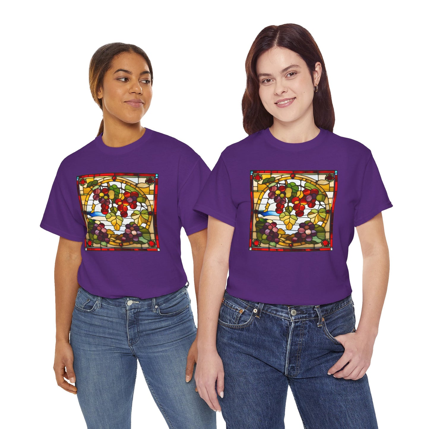 Grapes Stained Glass T-shirt