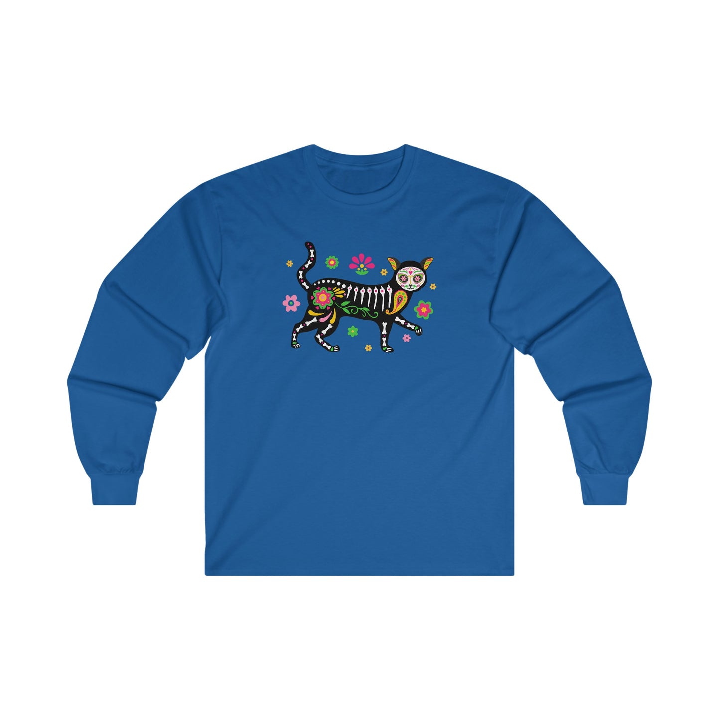 Day of the Dead Cat - Long Sleeve Tee