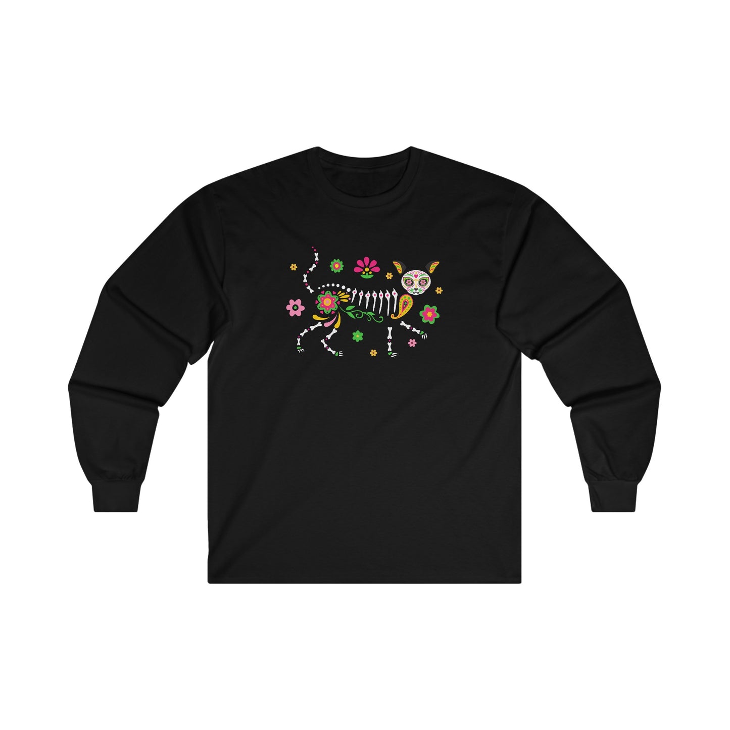 Day of the Dead Cat - Long Sleeve Tee