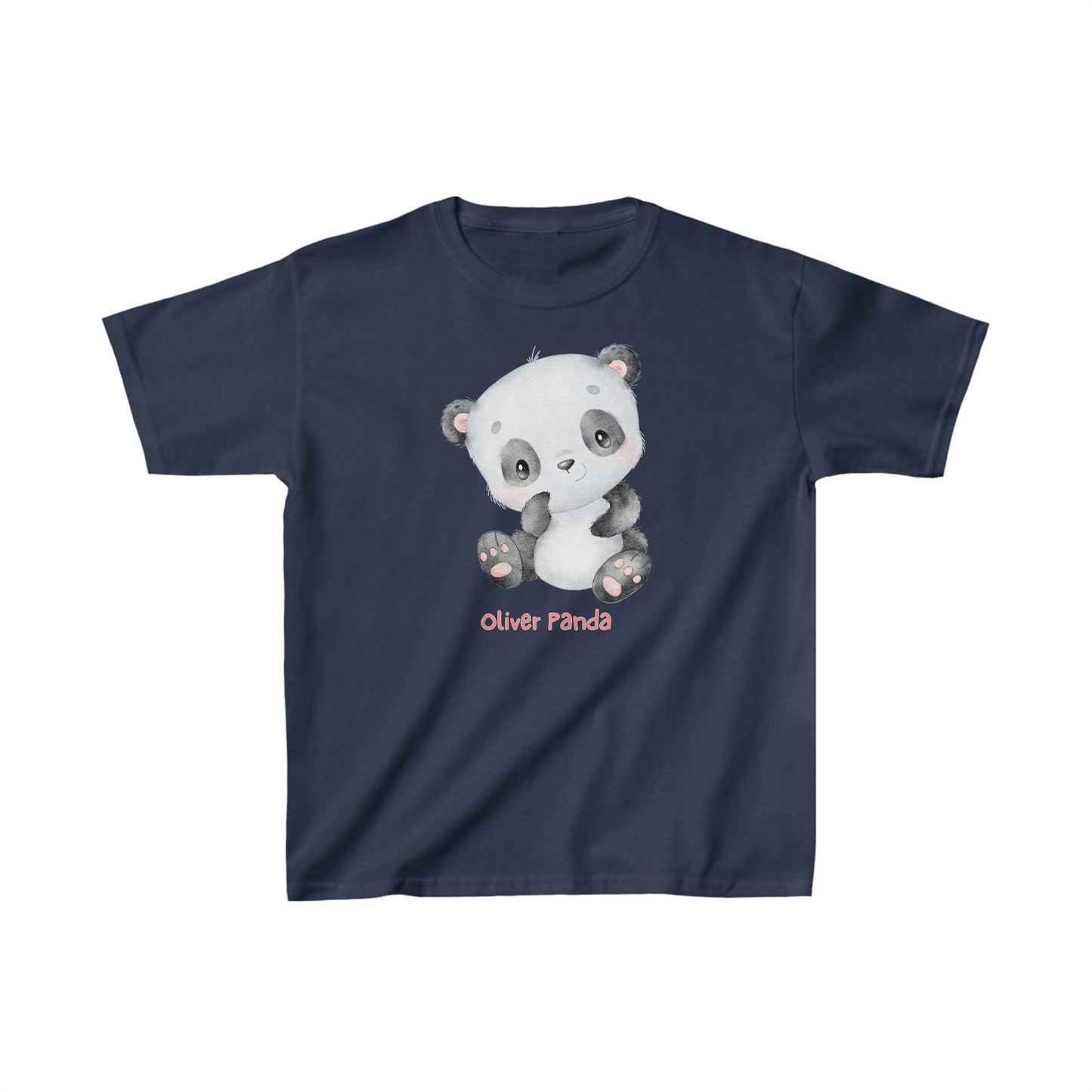 Adorable Oliver Panda Solo - Kids Heavy Cotton™ Tee