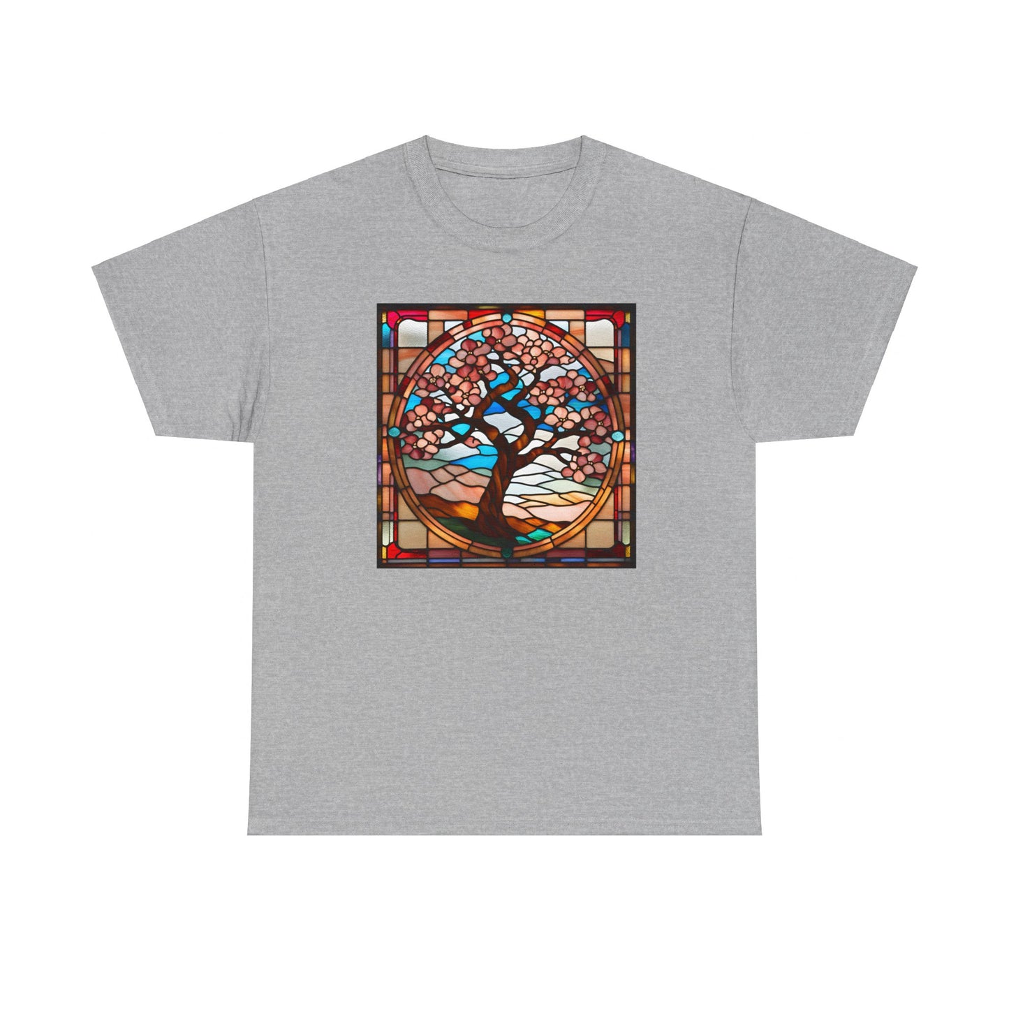 Cheery Blossom Tree Stained Glass T-shirt