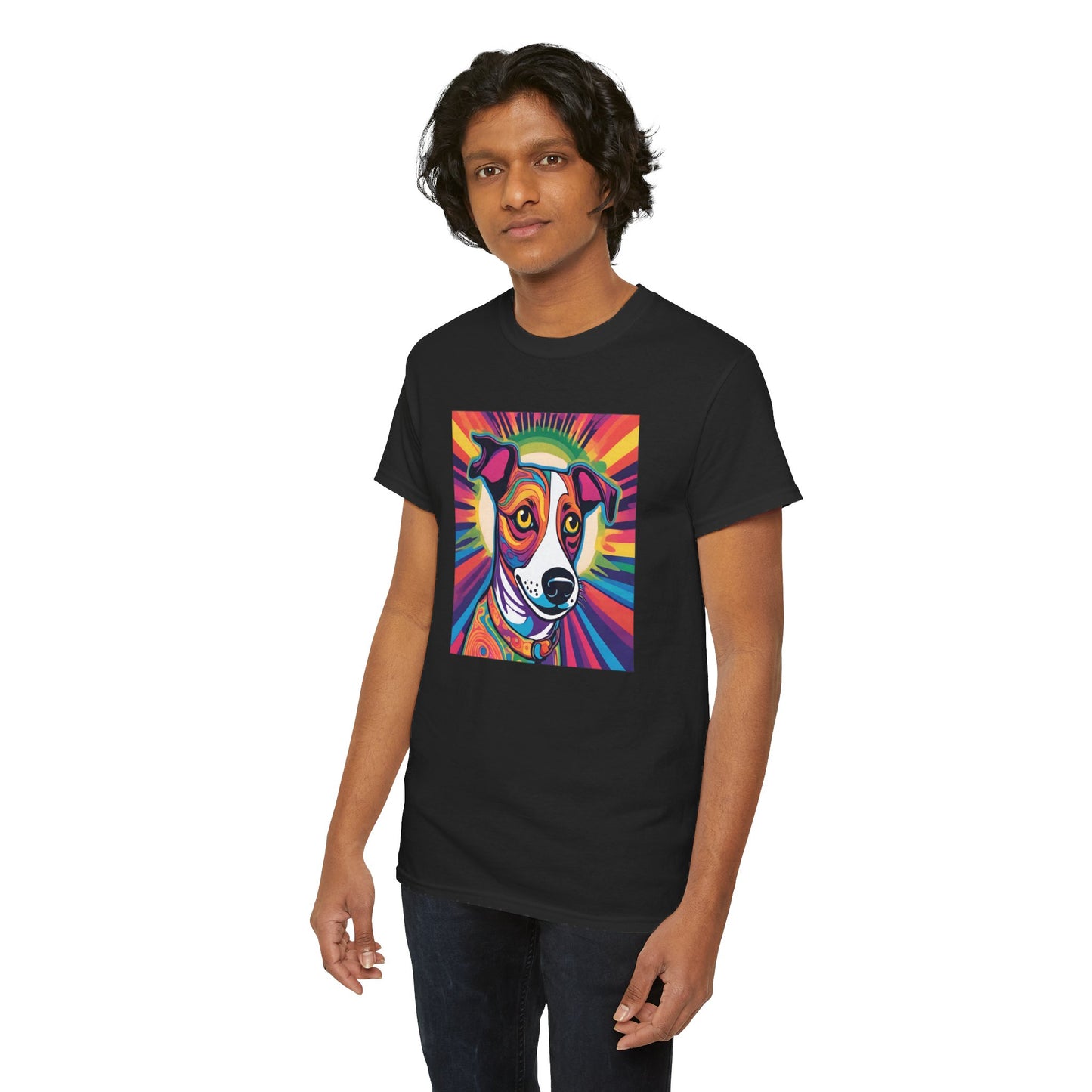 Psychedelic Jack Russell T-shirt