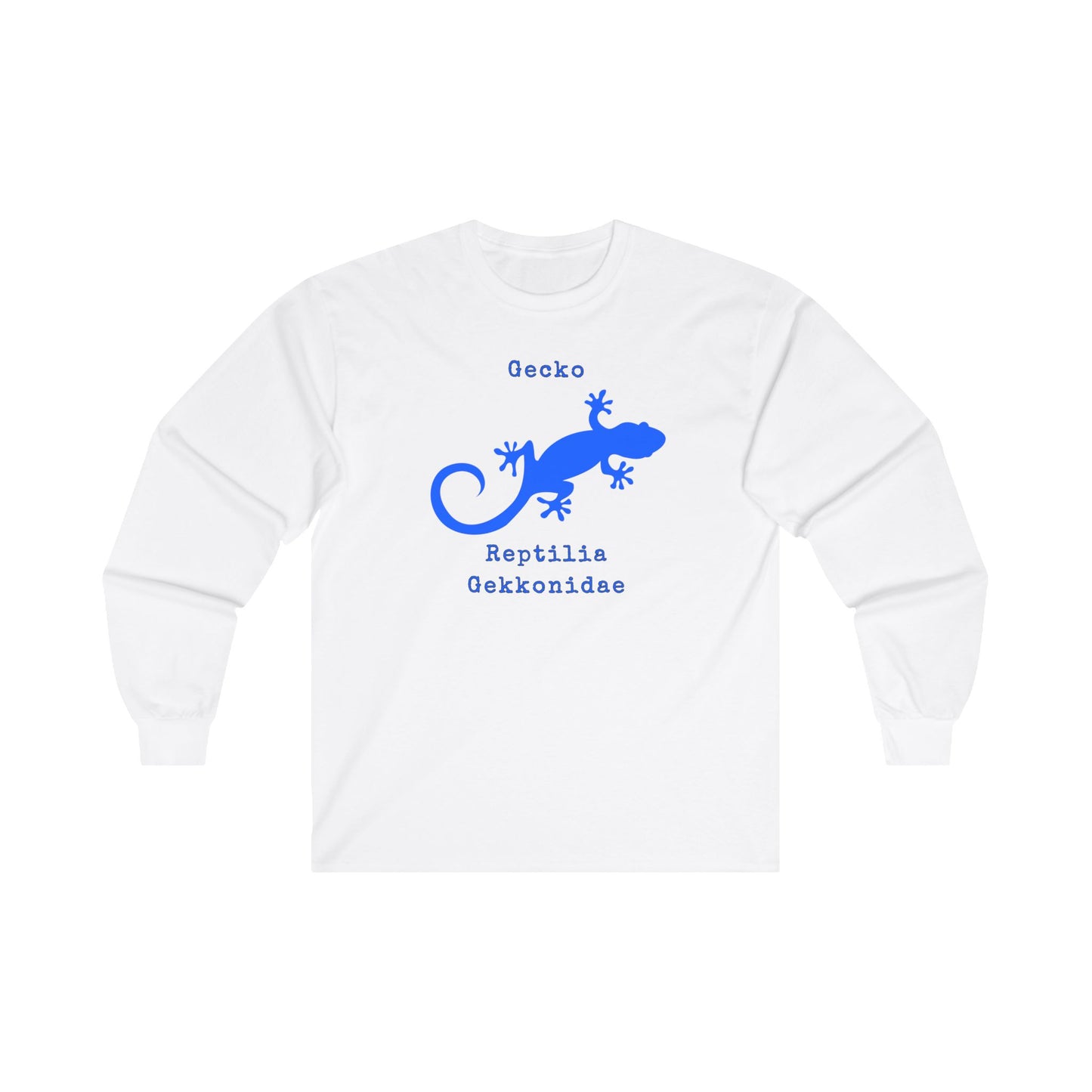 Gecko with Scientific Names - Long Sleeve Tee