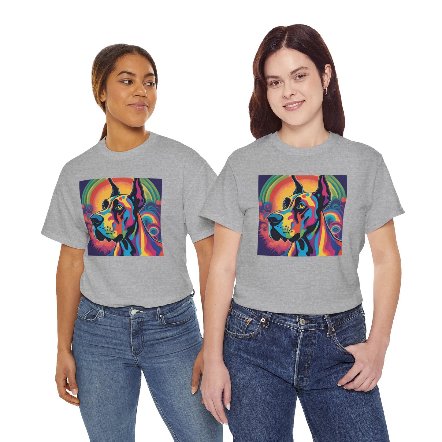 Psychedelic Great Dane T-shirt