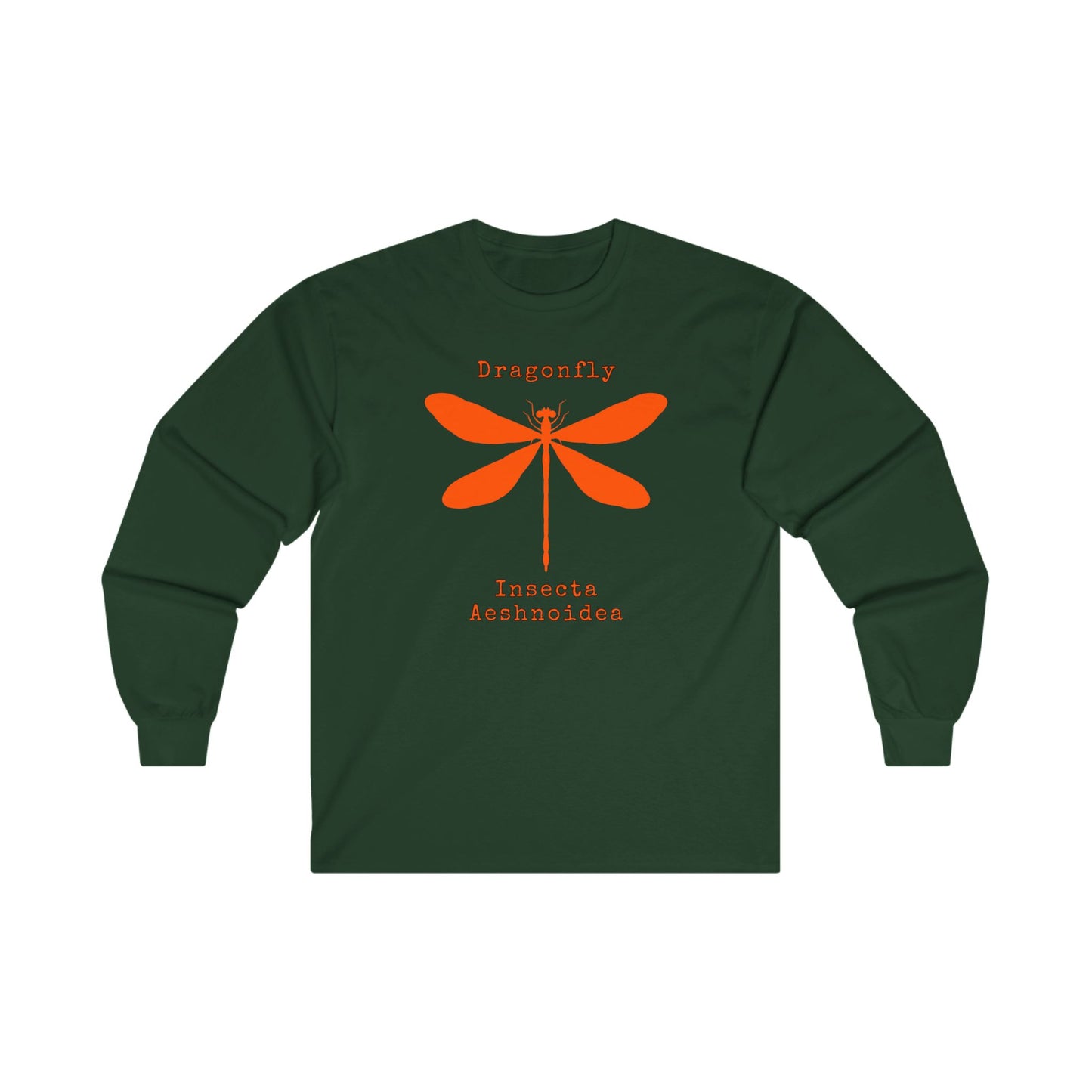 Dragonfly with Scientific Names - Long Sleeve Tee