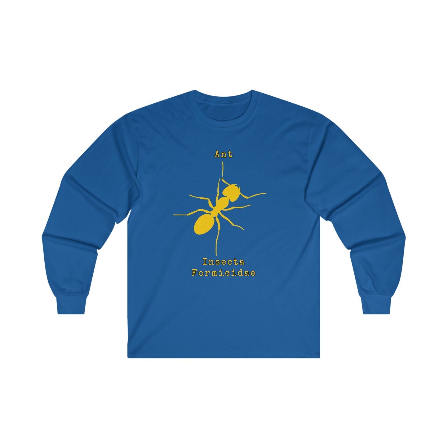 Ant with Scientific Names - Long Sleeve Tee