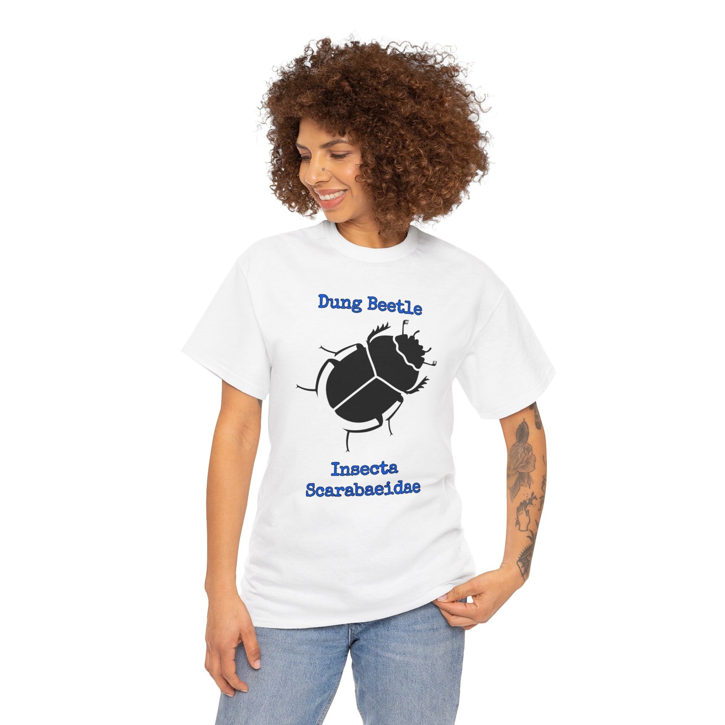 Dung Beetle with Scientific Names T-shirt