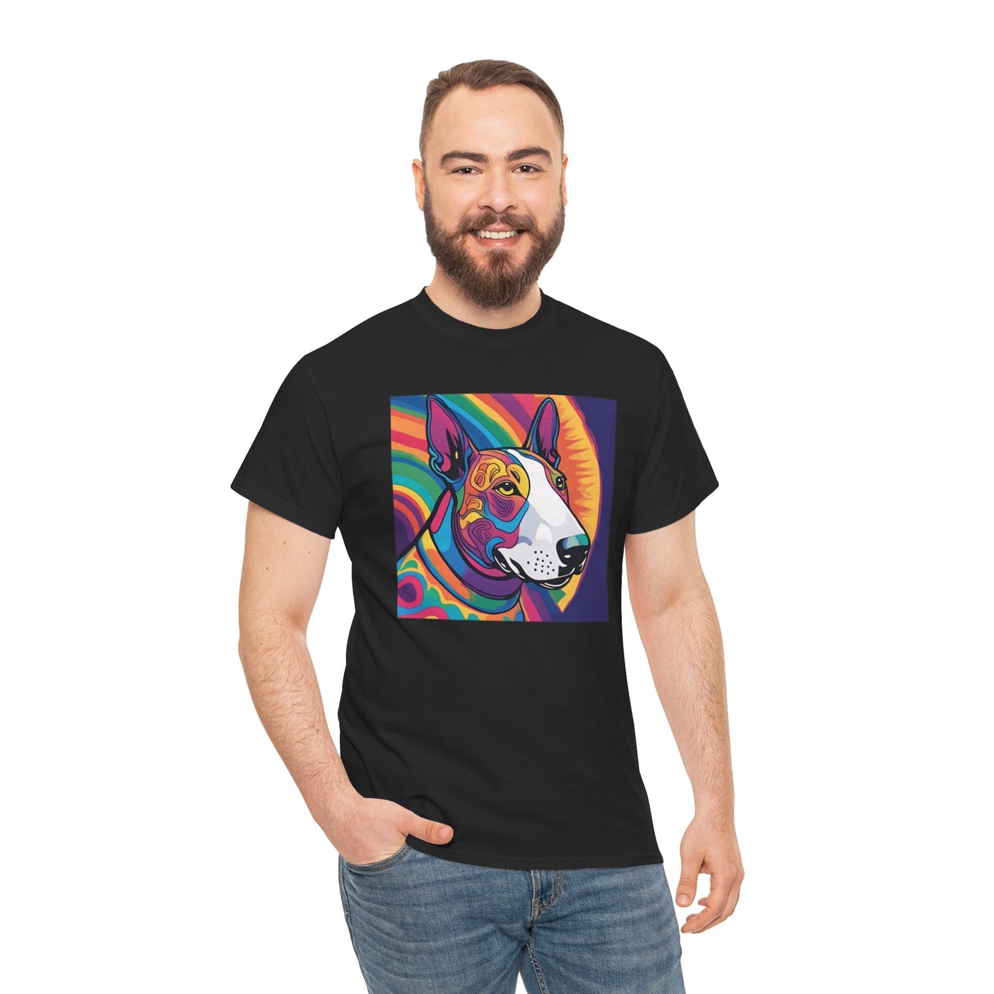 Psychedelic Bull Terrier T-shirt