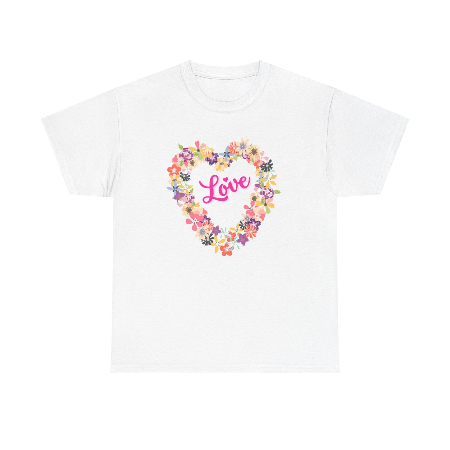 Love with Flower Heart T-shirt