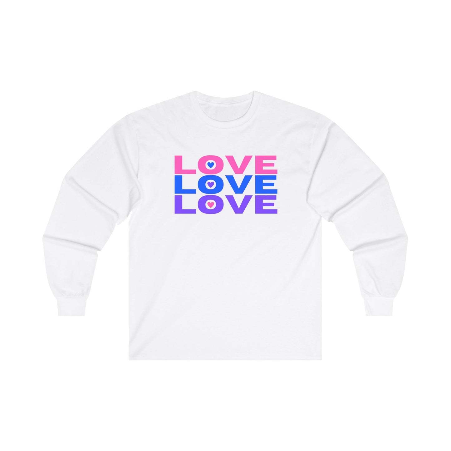 Love Love Love - Long Sleeve Tee