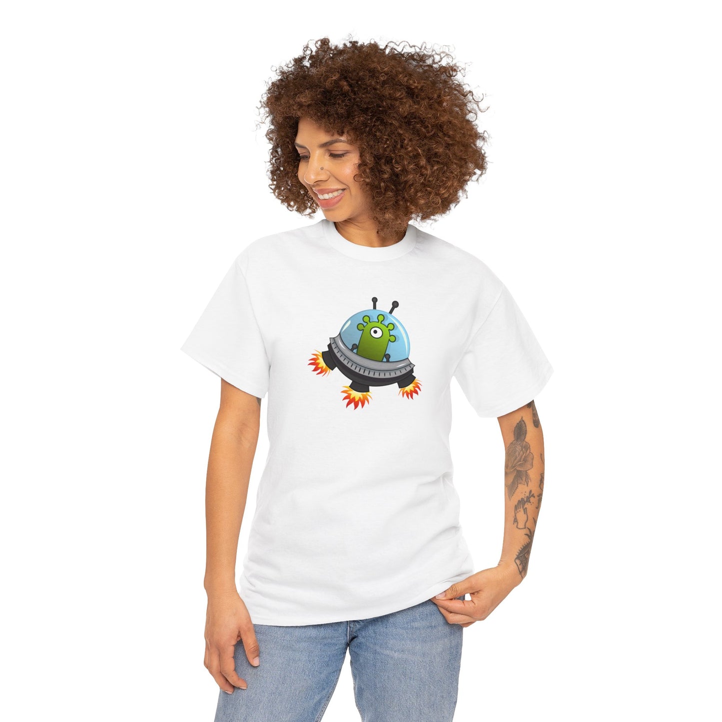 Flying Saucer Alien T-shirt