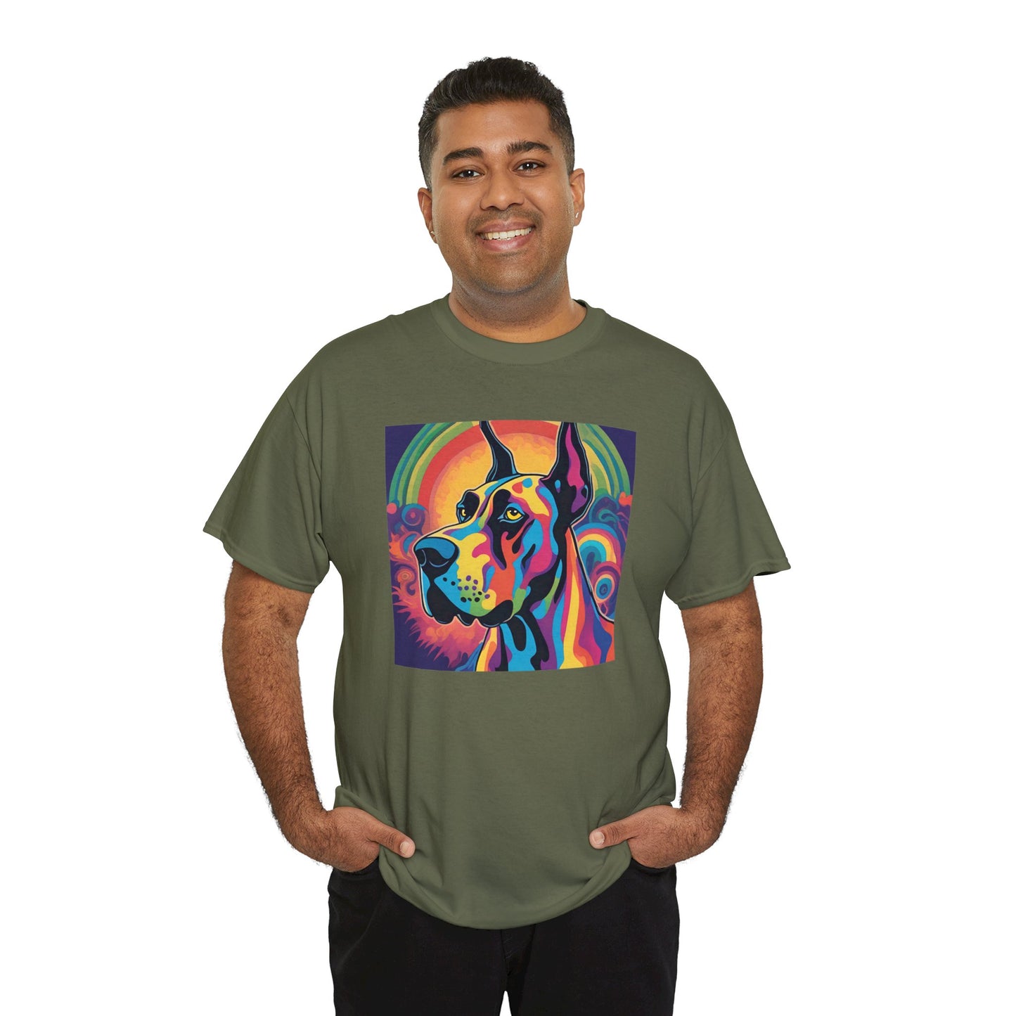 Psychedelic Great Dane T-shirt