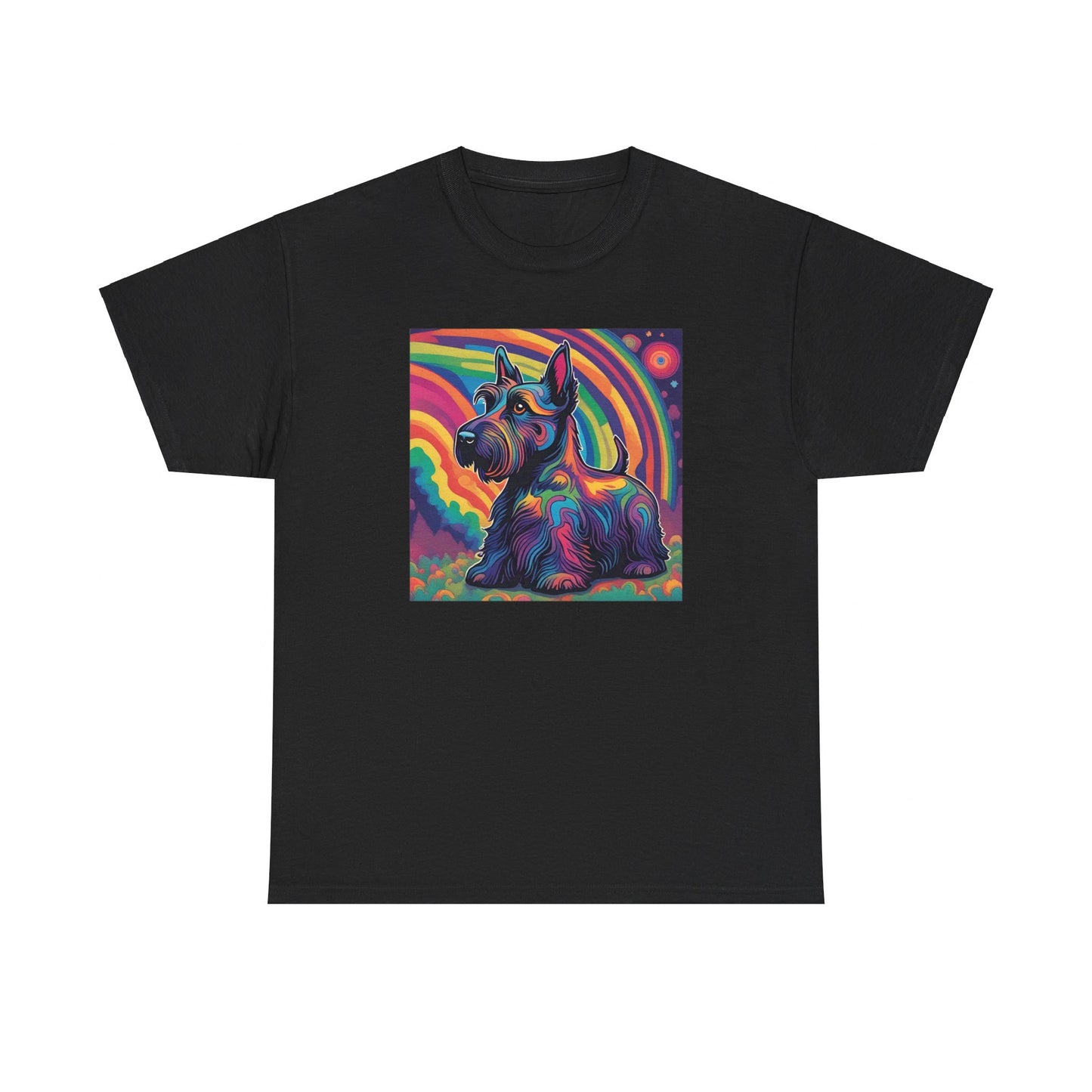 Psychedelic Scottish Terrier T-shirt