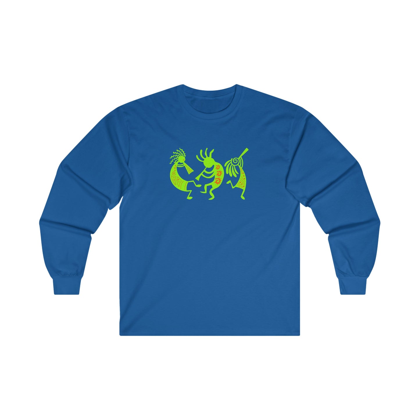 Kokopelli Figures (Southwest Native American) - Long Sleeve Tee