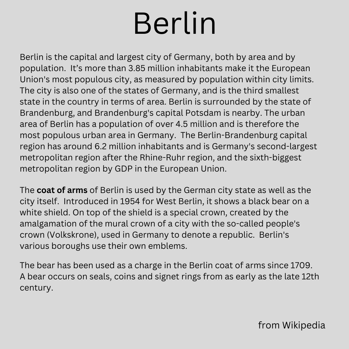 Berlin T-shirt