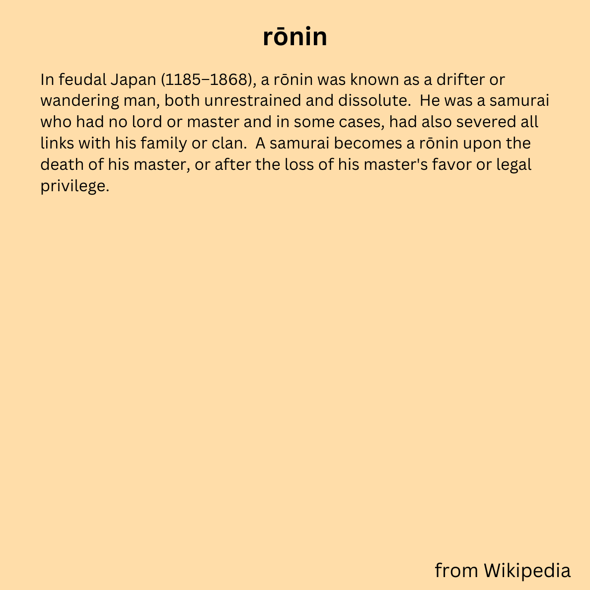 Ronin T-shirt